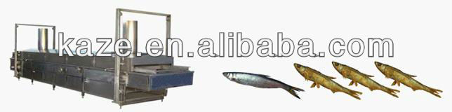 DBF fish automatic frying machine