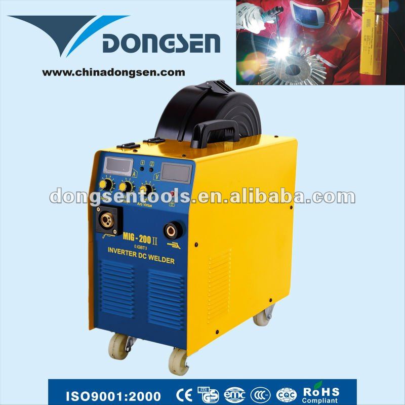 DC Inverter MIG-200 inverter co2 mig welding machine,mag