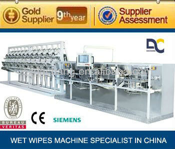 DCW-2700L Full-auto High-speed Baby Wet Tissue Machine