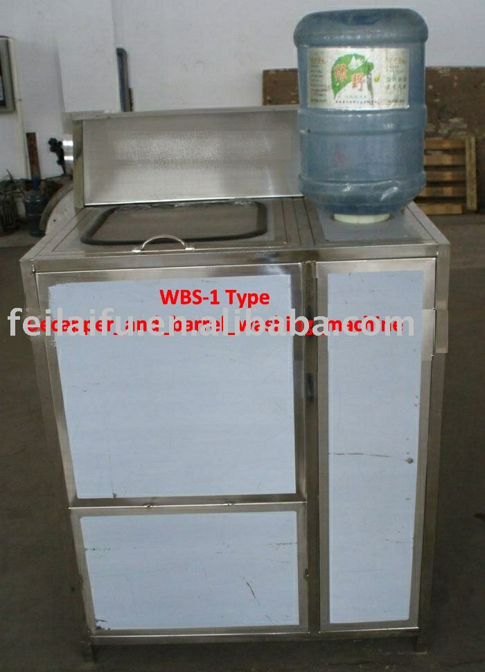 Decapper and barrel washing machine