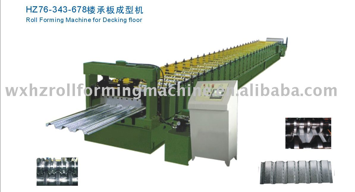 deck panel forming machine