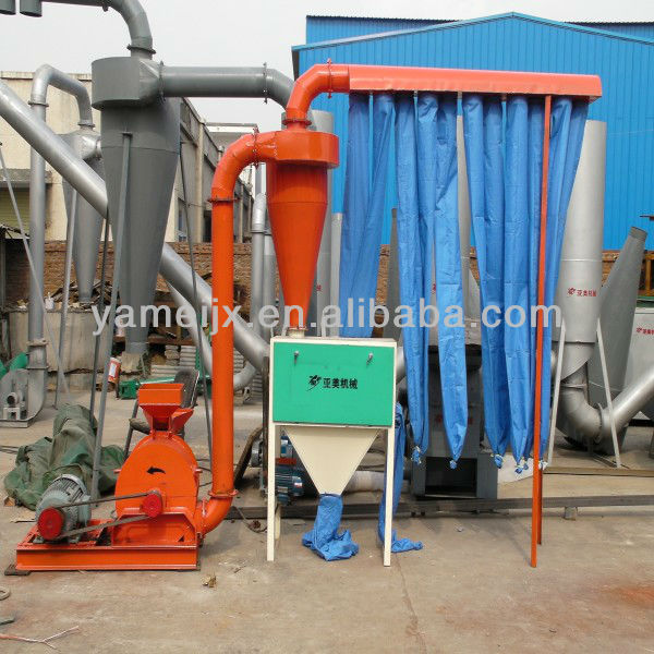 Deduster Design,no dust!! wood powder making machine