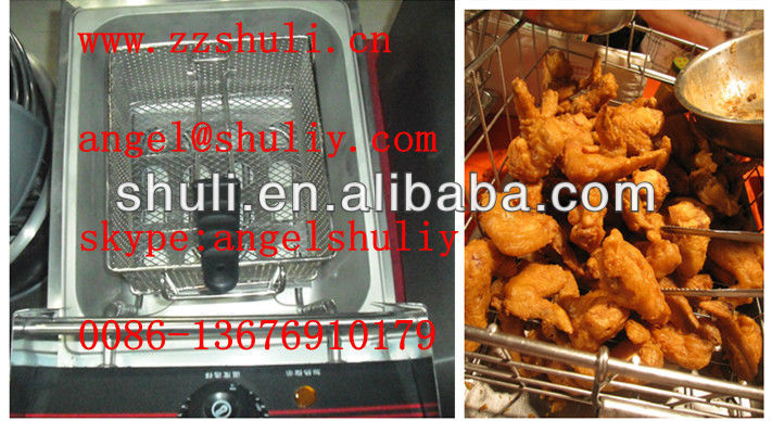 deep-fried string stainless steel double tank electric and gas fryer 0086-13676910179