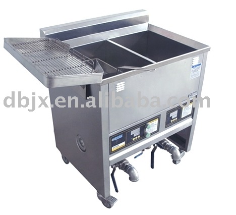 deep fryer for restaurant and shop double frying area