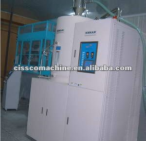 Dehumidifying dryer system for raw material of pet bottle and blown bottle