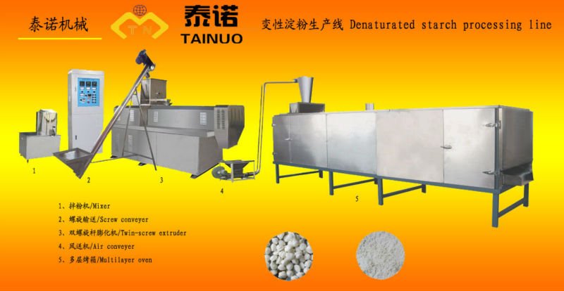 Denatured starch/Modified starch processing line