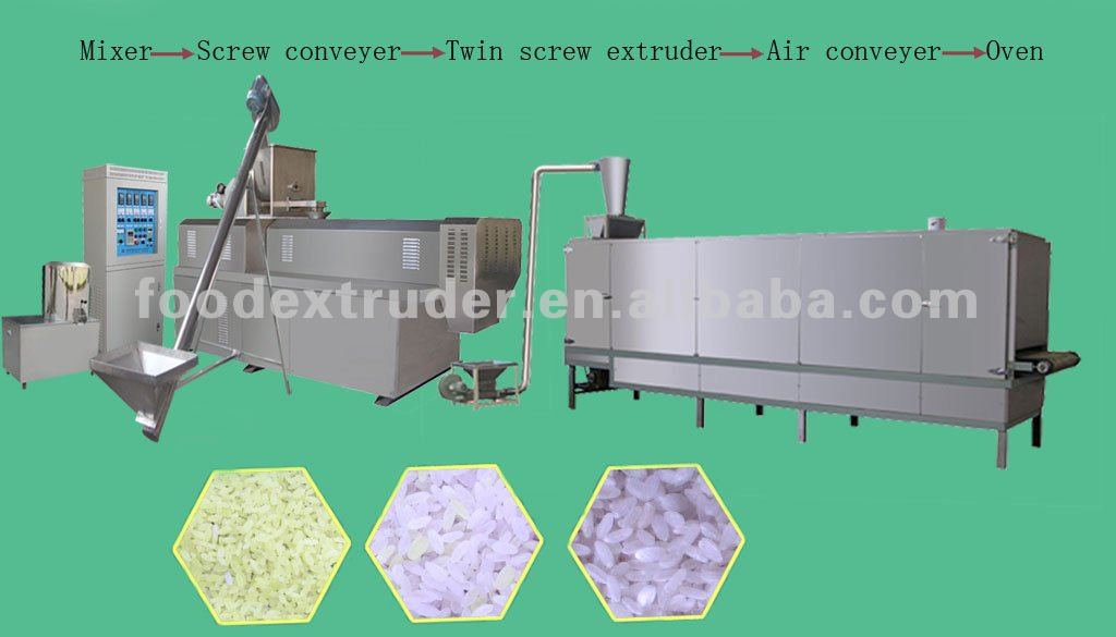 denatured starch/nutrition powder/nutrition rice processing line