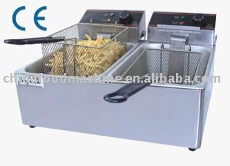 DF-8L-2 Single Cylinder and Single Screen Electric Fryer