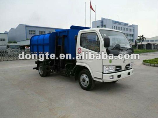 DFAC 4*2 Hydraulic Lifter Garbage Truck