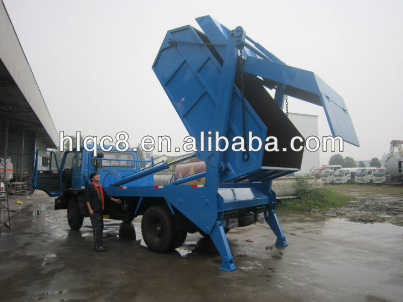 DFAC 4*2 Swing arm container garbage truck