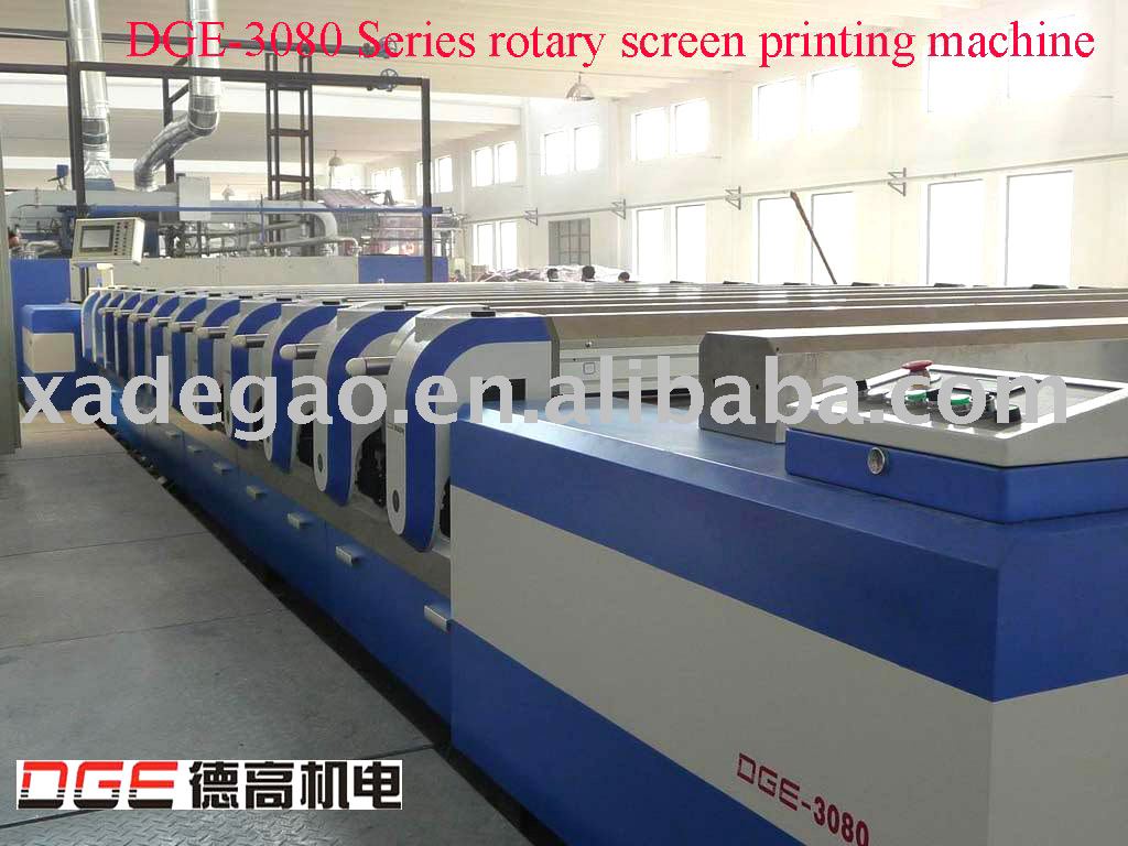 DGE-3080 series magnetic type rotary screen printing machine