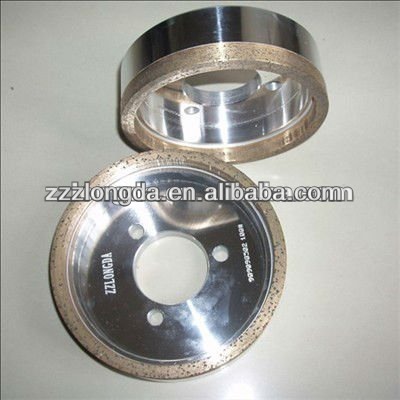 Diamond wheel for straight line double edger