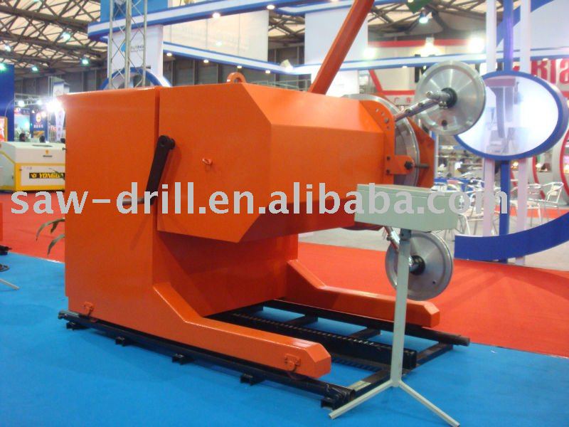 Diamond wire saw machine