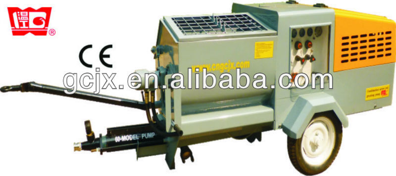 Diesel engine cement grouting pump