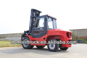 Diesel engine counterbalanced forklift truck