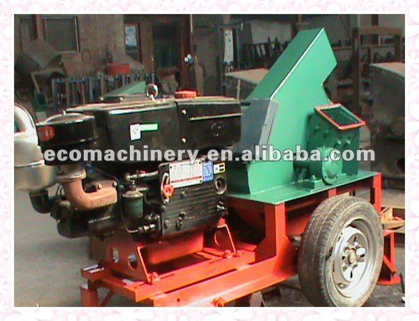 Diesel Engine Driven wood chipper