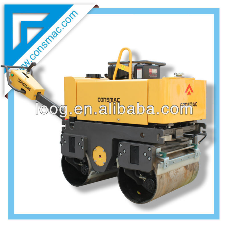 diesel engine walk behind Double Drums Vibrating Roller