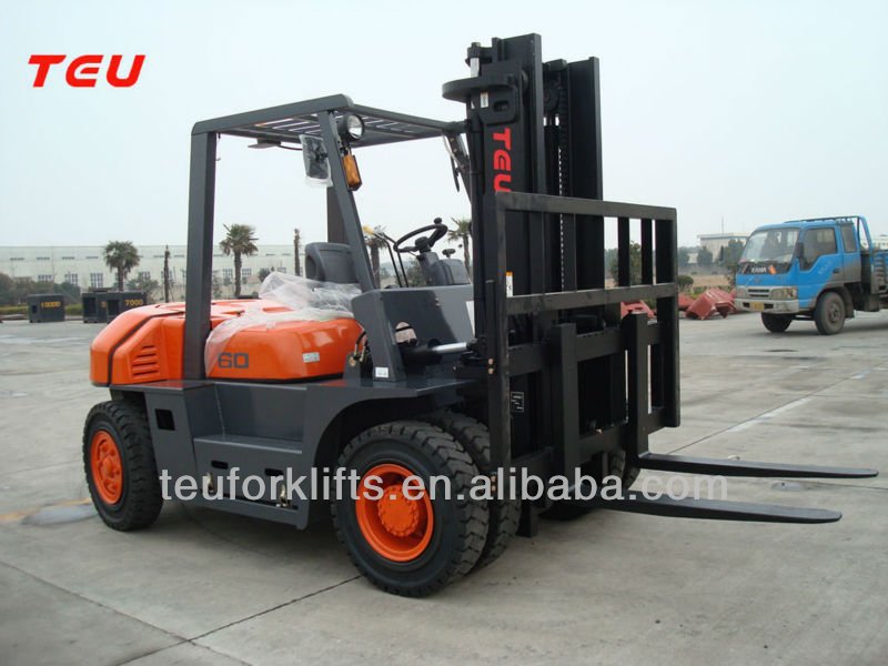 Diesel forklift truck 6ton with ISUZU engine