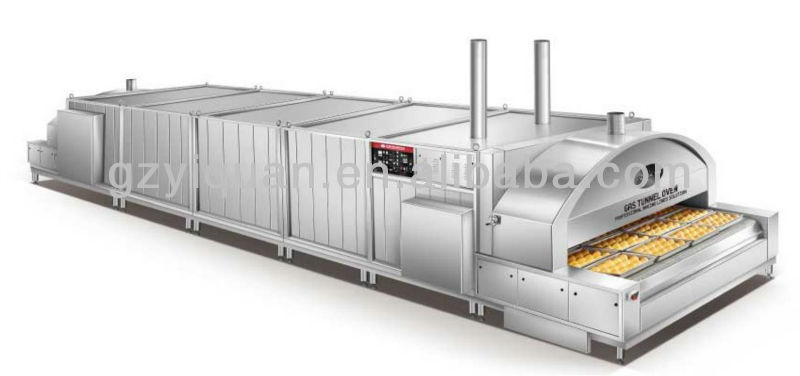 diesel /gas dual purpose hot-air circulation tunnel oven