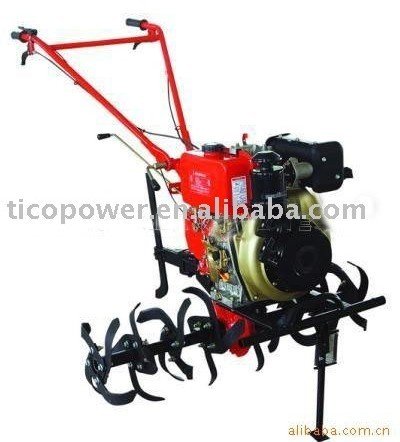 diesel power rotary tiller 10HP cultivating