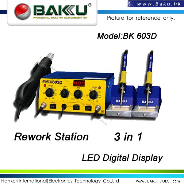 Digital display 3 in 1 rework station BK603D