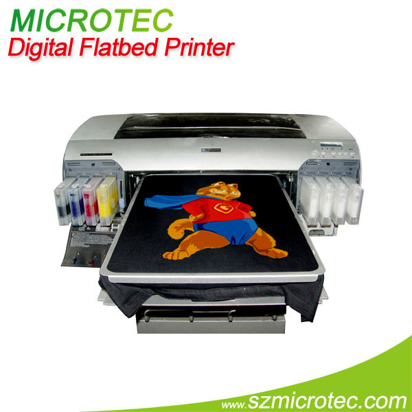 Digital T-shirt Printer, Flatbed Printer Machine