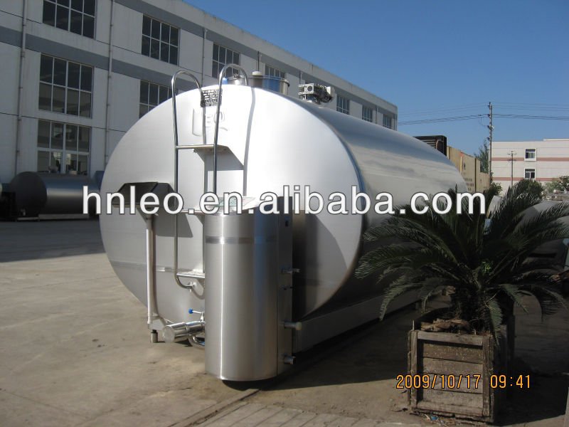 Direct cooling Dairy Stainless steel 304 fresh Milk fast directly cooling storage insulation cooler tank