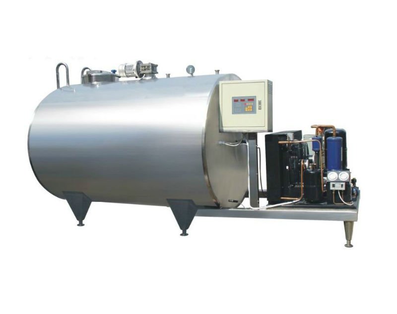 direct vertical milk cooling storate tank