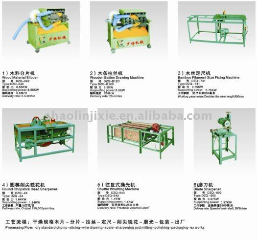 disposable chopsticks machine (a complete line)