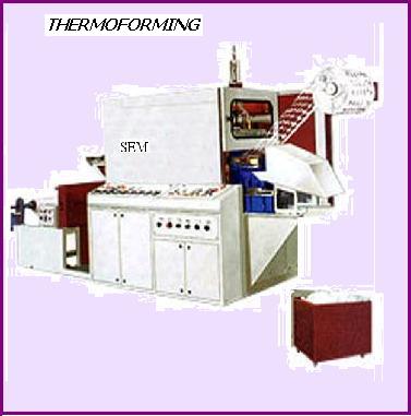 DISPOSABLE GLASS THERMOFORMING MACHINE