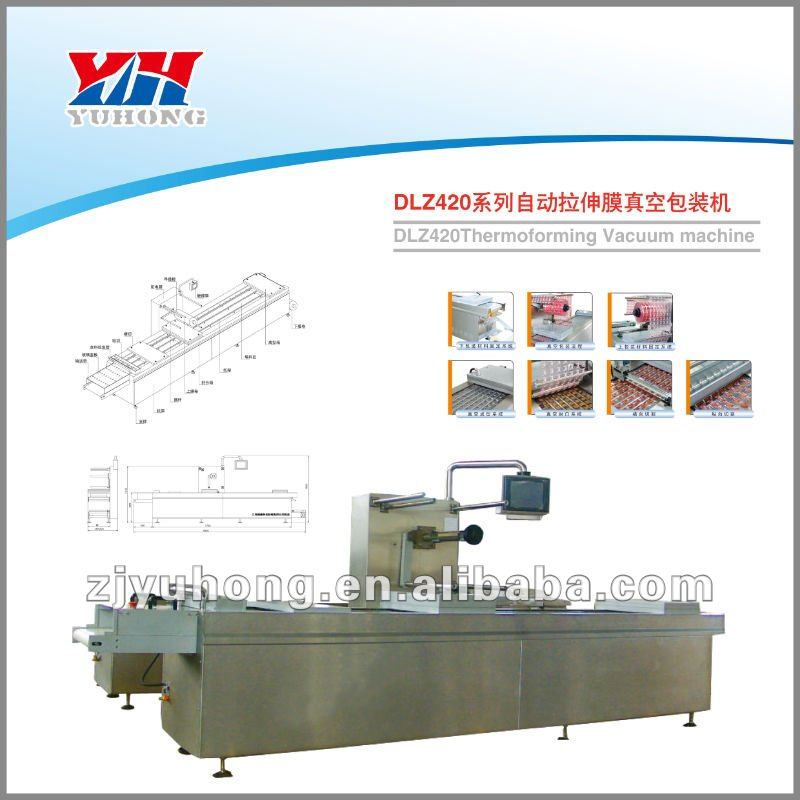 DLZ420 vacuum forming machine thermoforming