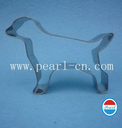 docile dog silicone edged cookie cutter/baking cookie cutter