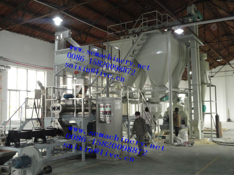 dog food extrusion processing line by chinese earliest machine supplier