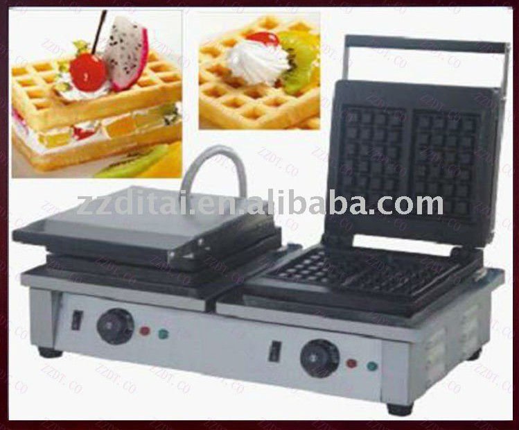 domestic mini double heads waffle cake machine