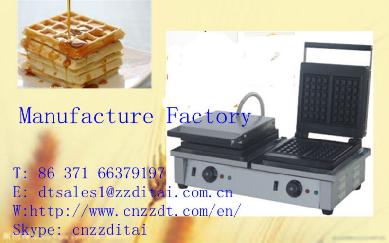 domestic mini double heads waffle cake machine