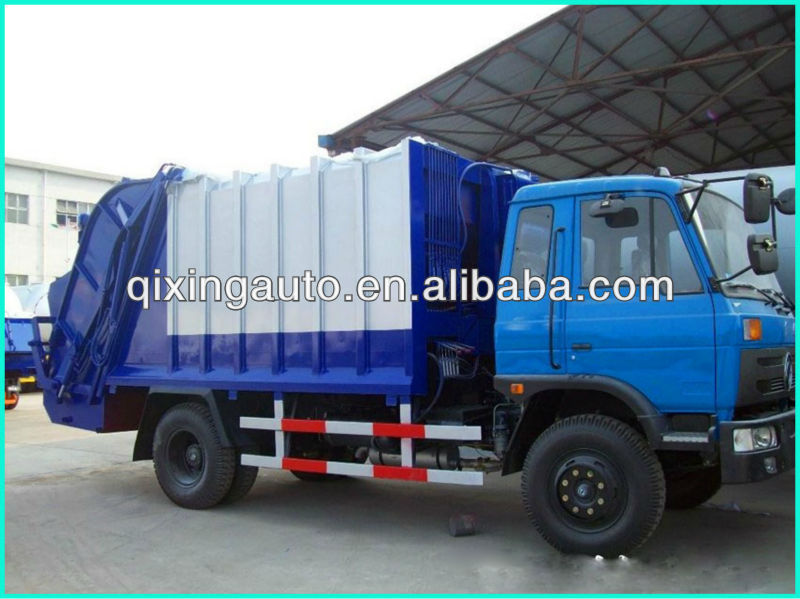 Dongfeng 12m3 hydraulic garbage compactor truck