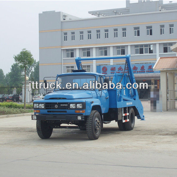 Dongfeng 140 4*2 swing arm garbage truck