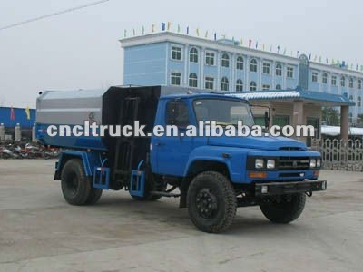 Dongfeng 140 self loading garbage truck