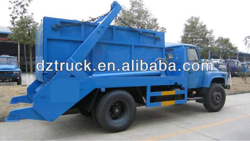 Dongfeng 145 4*2 tipper swing arm garbage truck for sale