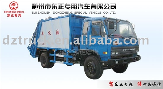 Dongfeng 145 hydraulic garbage compactor truck