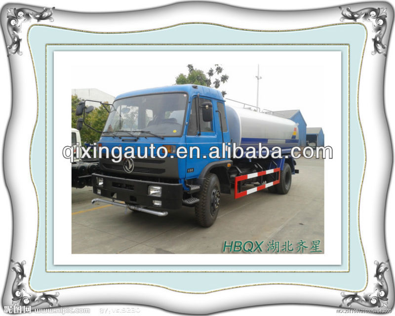 Dongfeng 153 12000 liter stainless steel water tank truck sale