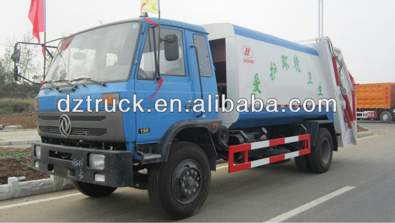 Dongfeng 153 4*2 garbage compactor truck