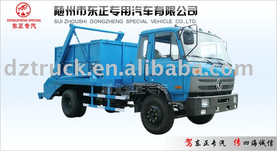 Dongfeng 153 Swing Arm Container Garbage Truck