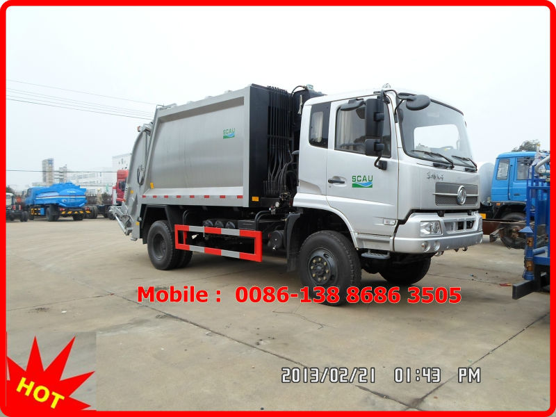 dongfeng 4*2 8cbm RHD/LHD garbage compactor truck,garbage truck