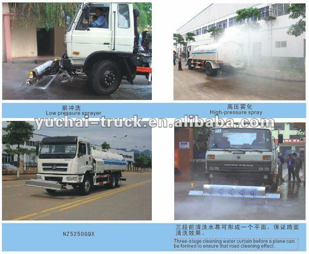 Dongfeng 4*2 Sewer flushing truck