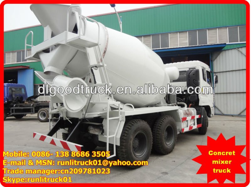 dongfeng 6*4 10,000 liter concrete mixer