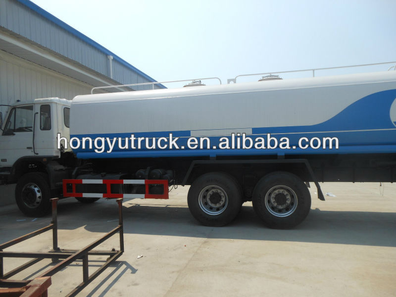 dongfeng 6*4 water truck 17L high capacity 16ton hot sale