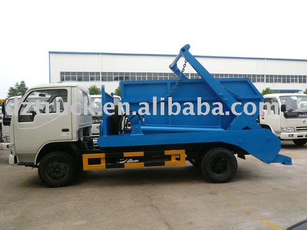 Dongfeng duolika swing arm container garbage truck