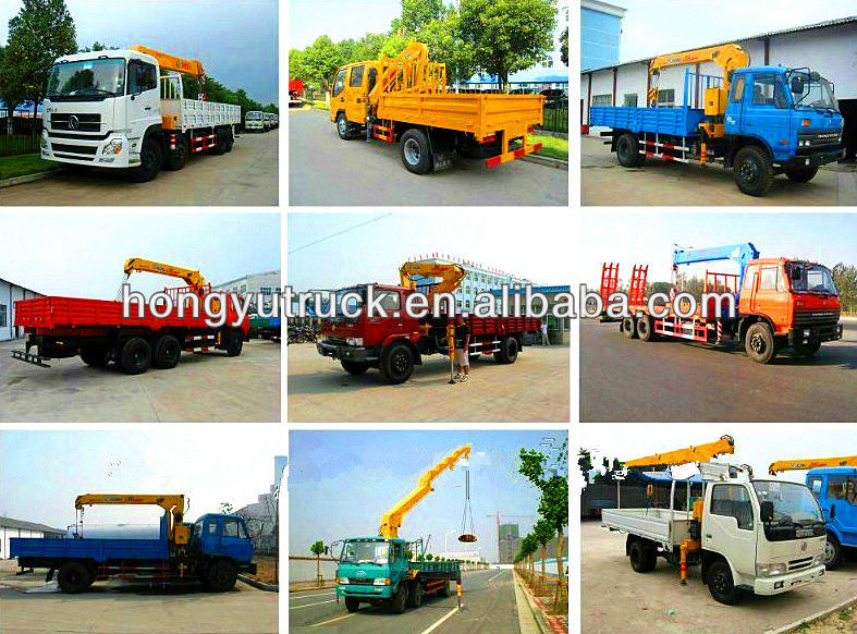 dongfeng EQ1258KB3GJ1 SQ8SK3Q truck with crane