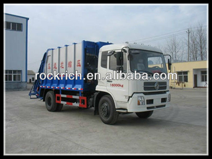 Dongfeng garbage truck with Cummins Euro 3 190hp